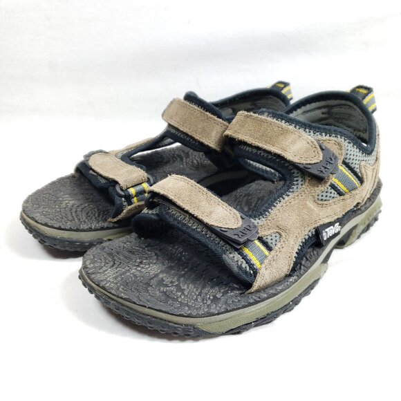 Teva Men's Size 7 Tan Leather Sports Sandals - Picture 2 of 9